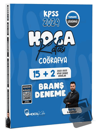 2024 KPSS Coğrafya 15+2 Deneme Çözümlü - Koray Karameşe - Hoca Kafası 