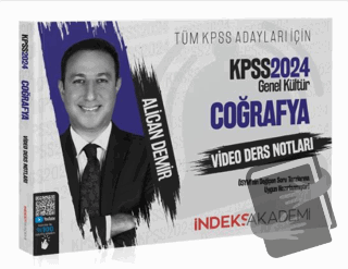 2024 KPSS Coğrafya Video Ders Notları - Alican Demir - İndeks Akademi 