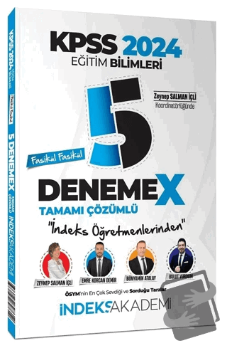 2024 KPSS Eğitim Bilimleri 5 DenemeX Fasikül Çözümlü - Zeynep Salman İ