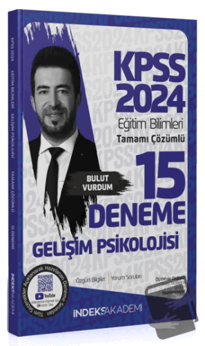 2024 KPSS Eğitim Bilimleri Gelişim Psikolojisi 15 Deneme Çözümlü - Bul