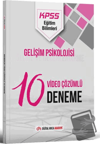 2024 KPSS Eğitim Bilimleri Gelişim Psikolojisi Video Çözümlü 10 Deneme