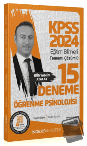 2024 KPSS Eğitim Bilimleri Öğrenme Psikolojisi 15 Deneme Çözümlü - Bün