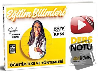 2024 KPSS Eğitim Bilimleri Öğretim İlke ve Yöntemleri Video Ders Notla