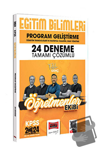 2024 KPSS Eğitim Bilimleri Öğretmenler Ekibi Program Geliştirme Tamamı