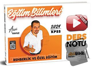 2024 KPSS Eğitim Bilimleri Rehberlik ve Özel Eğitim Video Ders Notları