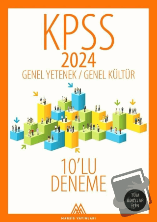 2024 KPSS Genel Yetenek Genel Kültür 10 Deneme - Kolektif - Marsis Yay