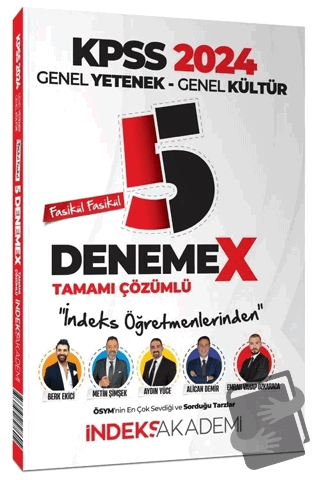 2024 KPSS Genel Yetenek Genel Kültür 5 DenemeX Fasikül Çözümlü - Berk 