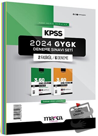 2024 KPSS Genel Yetenek Genel Kültür Deneme Sınavı Seti 2 Fasikül 6 De