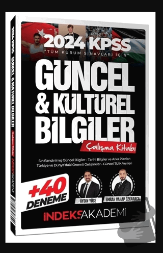 2024 KPSS Güncel ve Kültürel Bilgiler Çalışma Kitabı (40 Deneme İlavel