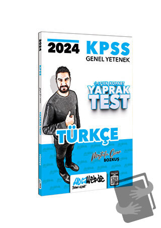 2024 KPSS GY Türkçe Yaprak Test - Mustafa Onur Bozkuş - HocaWebde Yayı