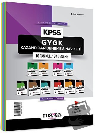 2024 KPSS GYGK Kazandıran Deneme Sınavı Seti 10 Fasikül 67 Deneme - Ko