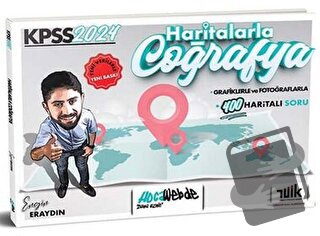 2024 KPSS Haritalarla Coğrafya, Engin Eraydın, HocaWebde Yayınları, Fi