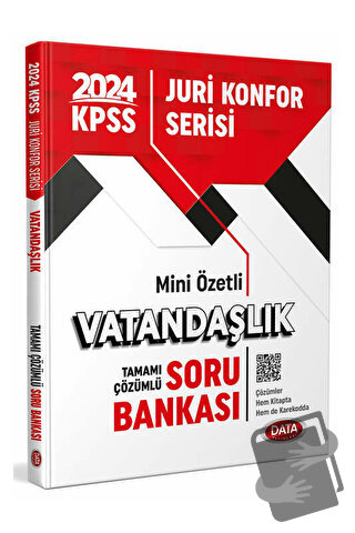 2024 KPSS Jüri Konfor Serisi Vatandaşlık Soru Bankası - Kolektif - Dat