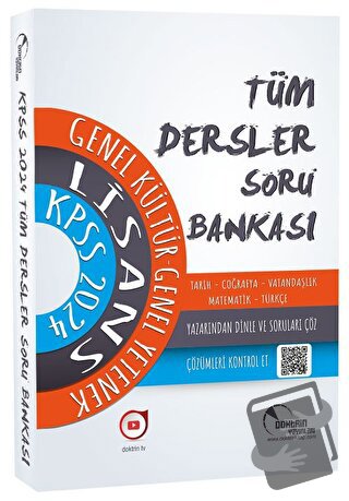 2024 KPSS Lisans Genel Kültür Genel Yetenek Tüm Dersler Tek Kitap Soru