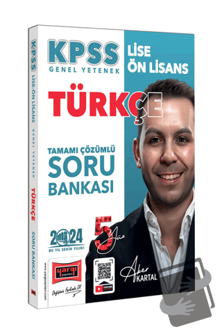 2024 KPSS Lise Ön Lisans 5Yüz Ekibi Türkçe Tamamı Çözümlü Soru Bankası