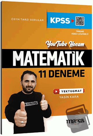 2024 KPSS Matematik 11 Deneme Tamamı Video Çözümlü Yektugmat - Yasin K