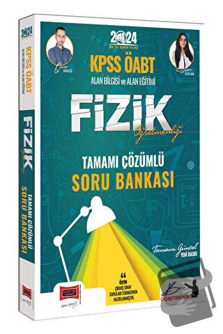 2024 KPSS ÖABT Fizik Öğretmenliği Tamamı Çözümlü Soru Bankası - Ömer G