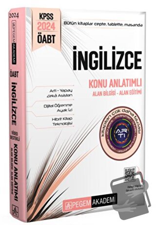 2024 KPSS ÖABT İngilizce Konu Anlatımlı - Kolektif - Pegem Akademi Yay