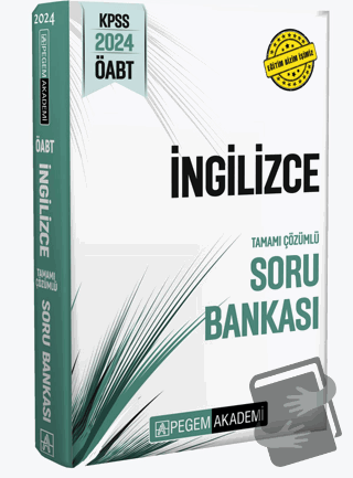 2024 KPSS ÖABT İngilizce Soru Bankası - Kolektif - Pegem Akademi Yayın