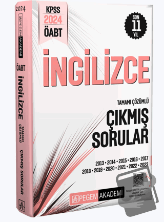 2024 KPSS ÖABT İngilizce Tamamı Çözümlü Çıkmış Sorular - Kolektif - Pe