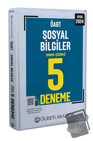 2024 KPSS ÖABT Sosyal Bilgiler Tamamı Çözümlü 5 Deneme - Kolektif - Öğ