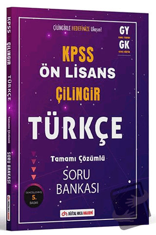 2024 KPSS Ön Lisans Çilingir Türkçe Tamamı Çözümlü Soru Bankası - Kole