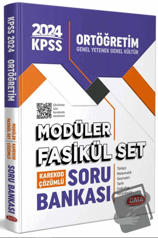 2024 KPSS Ortaöğretim Soru Bankası Modüler Fasikül Set Karekod Çözümlü