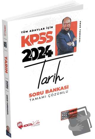 2024 KPSS Tarih Soru Bankası Tamamı Çözümlü - Onur Yurdakul - Hoca Kaf