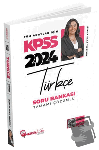 2024 KPSS Türkçe Soru Bankası Çözümlü - Öznur Saat Yıldırım - Hoca Kaf