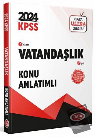 2024 KPSS Ultra Serisi Vatandaşlık Konu Anlatımlı - Kolektif - Data Ya