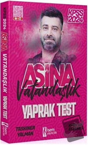 2024 KPSS Vatandaşlık Aşina Yaprak Test, Taşkıner Yalman, İSEM Yayıncı