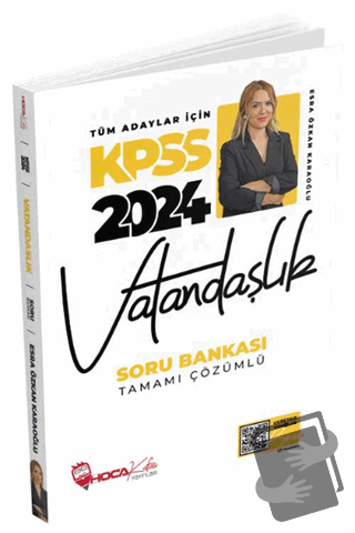 2024 KPSS Vatandaşlık Soru Bankası - Esra Karaoğlu - Hoca Kafası Yayın