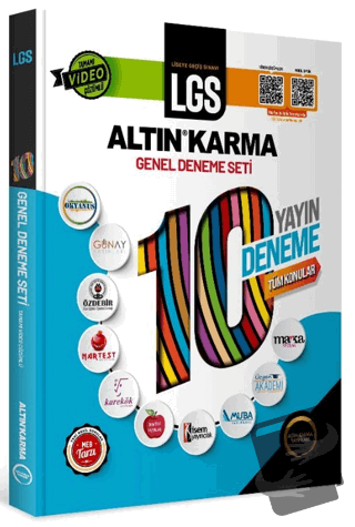 2024 LGS 8. Sınıf 10 Farklı Yayın 10 Deneme Tüm Konular Sorular Tamamı