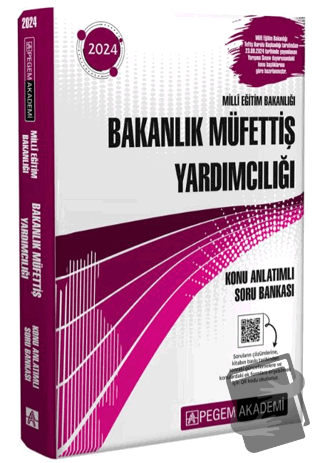 2024 MEB Bakanlık Müfettiş Yardımcılığı Konu Anlatımlı Soru Bankası - 