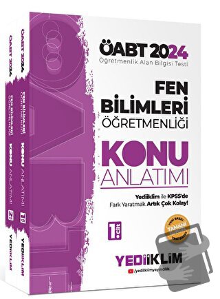 2024 ÖABT Fen Bilimleri Öğretmenliği Konu Anlatımı 1. ve 2 .Cilt - Kol