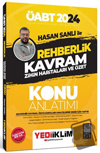 2024 ÖABT Hasan Sanlı ile Rehberlik Kavram Zihin Haritaları ve Özet Ko