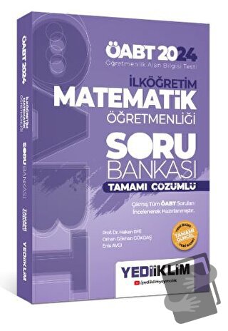 2024 ÖABT İlköğretim Matematik Öğretmenliği Tamamı Çözümlü Soru Bankas