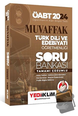 2024 ÖABT Muvaffak Türk Dili ve Edebiyatı Öğretmenliği Tamamı Çözümlü 