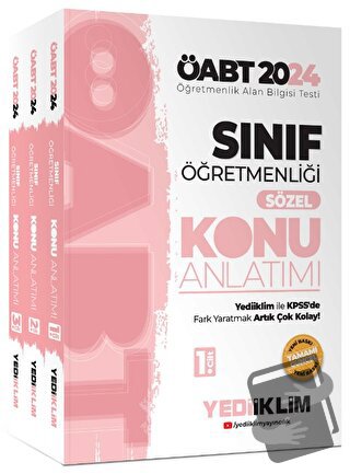 2024 ÖABT Sınıf Öğretmenliği Sözel Konu Anlatımı (3 Cilt) - Kolektif -