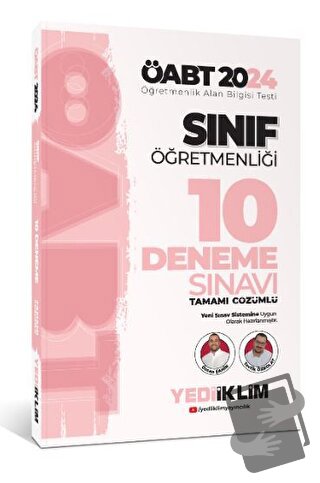 2024 ÖABT Sınıf Öğretmenliği Tamamı Çözümlü 10 Deneme Sınavı - Özcan Ş