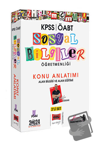 2024 ÖABT Sosyal Bilgiler Öğretmenliği Konu Anlatımı 2'li Set (Alan Bi