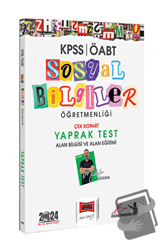 2024 ÖABT Sosyal Bilgiler Öğretmenliği Yaprak Test (Alan Bilgisi ve Al