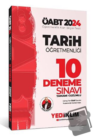 2024 ÖABT Tarih Öğretmenliği Tamamı Çözümlü 10 Deneme - Yasin Korkut -