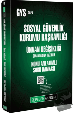 2024 Sosyal Güvenlik Kurumu Başkanlığı Ünvan Değişikliği Sınavlarına H