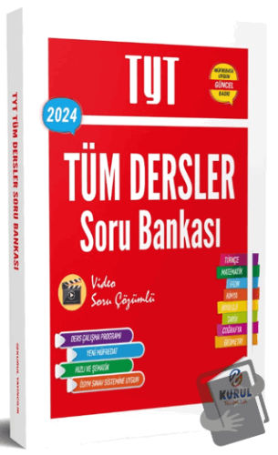 2024 TYT Tüm Dersler Tek Kitap Soru Bankası - Kolektif - Kurul Yayıncı