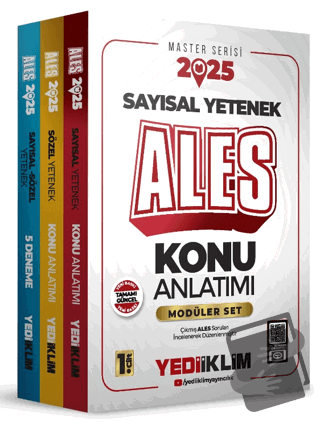 2025 ALES Modüler Set - Kolektif - Yediiklim Yayınları - Fiyatı - Yoru