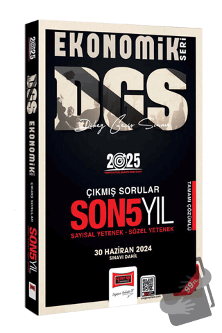 2025 DGS Ekonomik Seri Son 5 Yıl Sayısal-Sözel Yetenek Çıkmış Sorular 