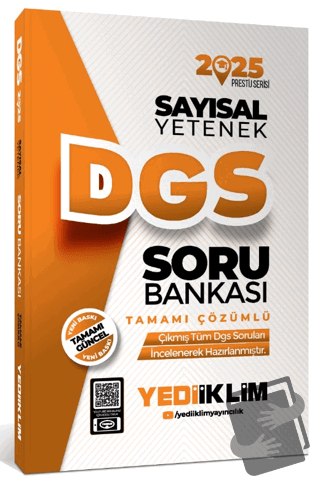 2025 DGS Sayısal Yetenek Tamamı Çözümlü Soru Bankası - Kolektif - Yedi