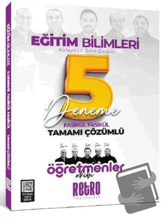 2025 Eğitim Bilimleri 5 Deneme - Kolektif - Retro Yayıncılık - Fiyatı 