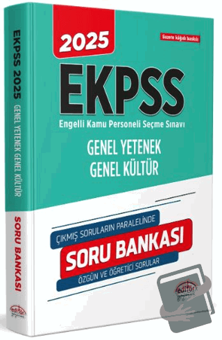 2025 EKPSS Genel Yetenek - Genel Kültür Soru Bankası - Kolektif - Edit